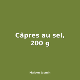 Câpres au sel, 200 g