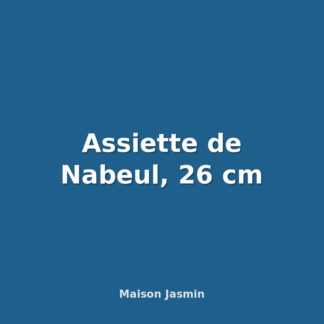 Assiette de Nabeul, 26 cm
