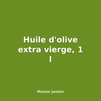 Huile d'olive extra vierge, 1 l