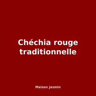 Chéchia rouge traditionnelle