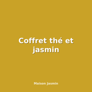 Coffret thé et jasmin